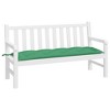 VidaXL Garden Bench Cushion Green 59.1"x19.7"x2.8" Oxford Fabric - 3 of 4