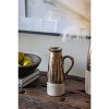 Gulches 7"*5"*11" Candia Terracotta Pitcher, Sienna Brown - 2 of 4