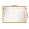 Amanti Art Bethany Non-Beveled Wood Framed Bathroom Vanity Wall Mirror - 3 of 4