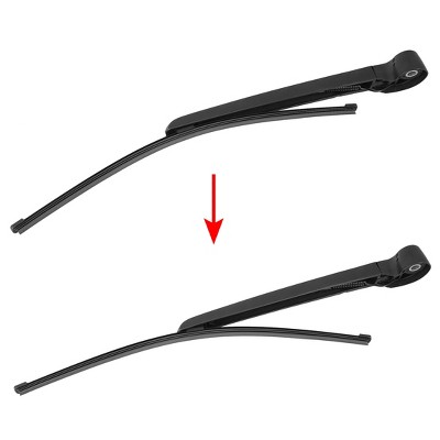 X-Autohaux Plastic Metal Rubber for Audi Q3 2011-2017 Windshield Wipers 16" Black