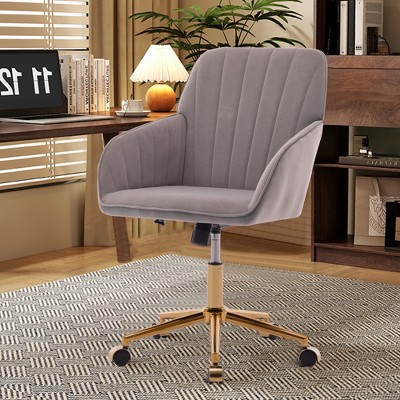 Lycvki Ergonomic Swivel Adjustable Office Chair with Backrest