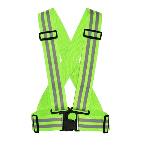 Unique Bargains Reflective Vest Adjustable 360 Degree High