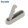 Unique Bargains 90° Foldable Coat Hook Invisible Perforated Fixed Wall - 4 of 4