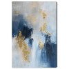 Art Remedy Morning Dew Blue Abstract Wall Art Unframed - 2 of 4