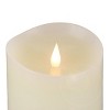8" HGTV LED Real Motion Flameless Ivory Candle Warm White Light - National Tree Company - 3 of 4