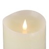 8" HGTV LED Real Motion Flameless Ivory Candle Warm White Light - National Tree Company - image 3 of 4