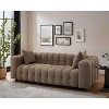 MINIMORE Modern 89.4''W Betty 3Seater Square Arms Chesterfield Sofa - 2 of 4