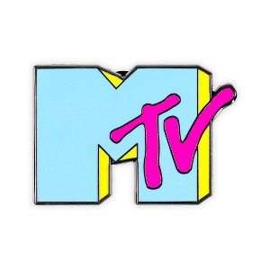 SalesOne LLC MTV Blue Logo Enamel Pin - 1 of 4