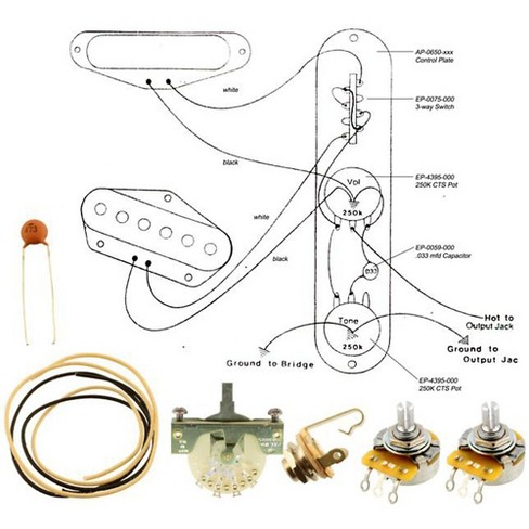 Tele deals wiring kit