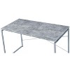 CAVINAS Industrial Style Writing Desk with Metal Sled Base,47" Wooden Office Desk for Home and Workspaces - 4 of 4