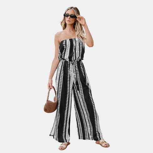 Black and white jumpsuit hot sale target