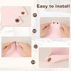 Unique Bargains PU Leather Anti-Slip Triangle Key Jewelry Valet Tray 6.7" x 6.7" 2 Pcs Black - 3 of 4