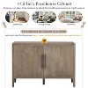 NicBex Farmhouse Ash Veneer Sideboard Cabinet with 3-Tier Shelves & Adjustable Feet,Storage Buffet Cabinet for Kitchen,Dining Room - 3 of 4