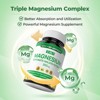 OXYENERGY 3-in-1 Magnesium Complex, 300mg Chelated Magnesium (Glycinate, Malate, Citrate), Vegan, High Absorption, 90 Capsules - 4 of 4