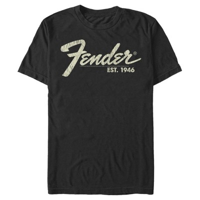 Men's Fender Distressed Logo T-shirt : Target