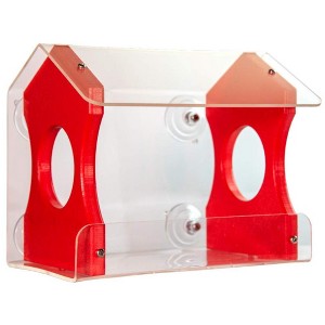 JCS Wildlife Diner 9 Window Bird Feeder - Holds 3 Cups - 1 of 4