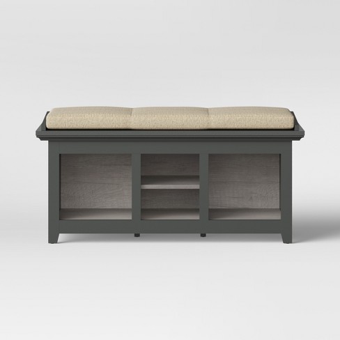 Carson Entryway Bench Gray Threshold Target