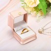Unique Bargains Vintage Engagement Proposal Ceremony Jewelry Holder 2 Pcs - 4 of 4