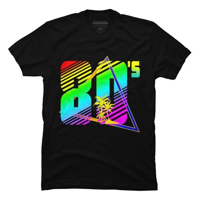 Men's Design By Humans 80S RETRO OLD SCHOOL By punsalan T-Shirt