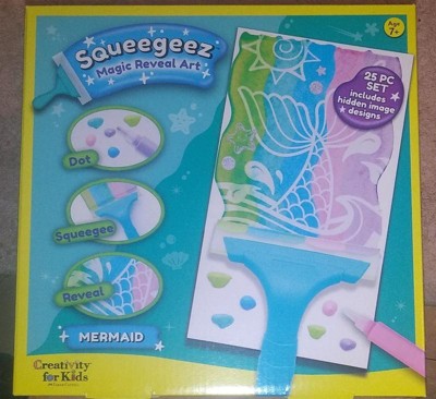 Creativity for Kids Squeegeez Magic Reveal Craft Kit: Mermaid - Dot  Painting Art Kits for Kids, Cool Mermaid Gifts for Girls and Boys Ages 7-12+