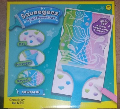 Creativity For Kids Squeegeez Magic Reveal Art Mermaid : Target