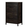 South Shore 29.25" Ezra 2 Door Credenza with Drawers Nordik Oak: Contemporary Home Office Storage - 2 of 4