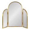 28"x28" Amoli Tripod Arch Mirror Gold - Kate & Laurel All Things Decor: Modern Style, Wall Mounted, No Assembly Required - 4 of 4