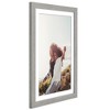 Americanflat 13x19 Picture Frame - Use as 11x17 Frame with Mat or Display 13x19 Photo Without Mat - Wide Picture Frames for Wall Display - Grey Wood - 4 of 4