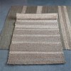 Storied Home Hand-Woven Seagrass and Corn Husk Floor Runner with Stripes - 3 of 4