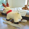 Mshliw Plush Rocking Horse Ride-On Toy with Music, Safety Belt, Footrests, Birthday Gift, Soft Seat for Toddlers Ages 1–3, Christmas gift - 4 of 4