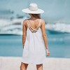 Women's Breezy White Beach Cover-up Dress - Cupshe - 2 of 4