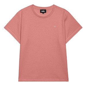 Dalix Womens Lil Smile Lightweight High Waisted Tee - 1 of 4