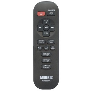 Anderic RR2631A Replacement Sound Bar Remote Control for Samsung | AH59-02631A - 1 of 4