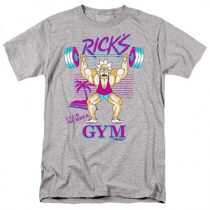 Mens Rick And Morty Rick's Gym T-Shirt - 1 of 2