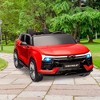Kids Electric Ride on Car 2 Seater SUV, 24V Battery Powered Truck Licensed Chevrolet Blazer Vehicle - 4 of 4