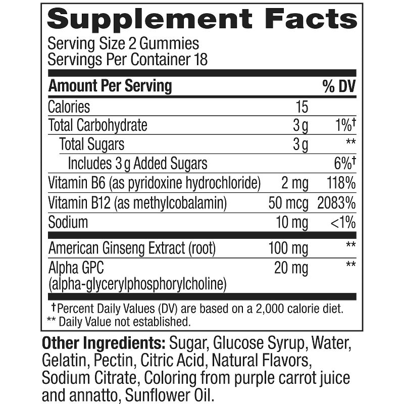 OLLY Laser Focus Gummies - Berry Tangy Tangerine - 36ct, 5 of 14