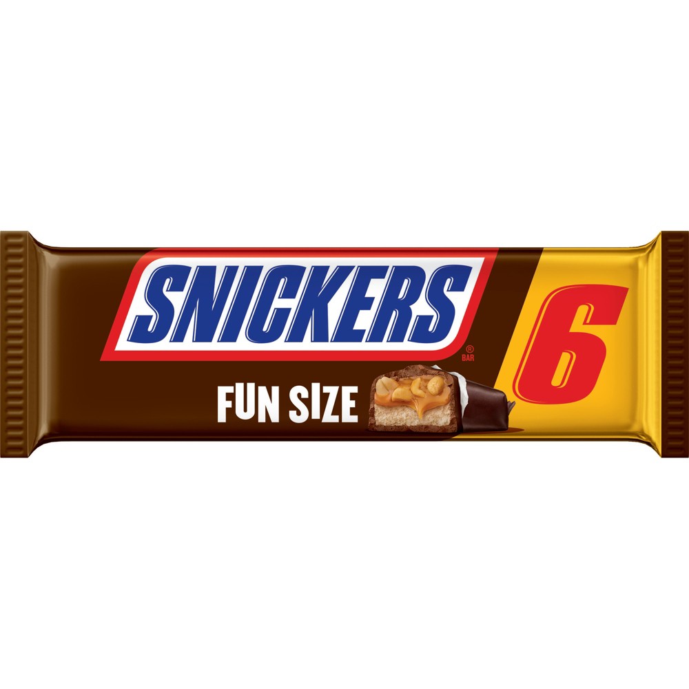 UPC 040000464082 product image for Snickers Fun Size Chocolate Candy Bars - 6ct | upcitemdb.com