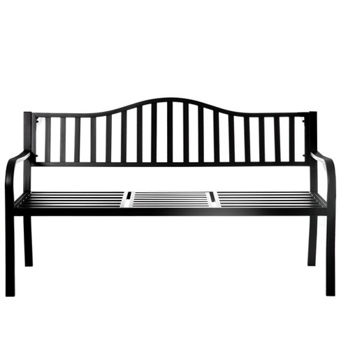 Target black hot sale metal bench