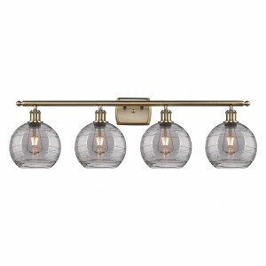 Athens Deco Swirl - 4 Light Bath Vanity In Industrial Style-11.25 Inches Tall and 36 Inches Wide - 1 of 1