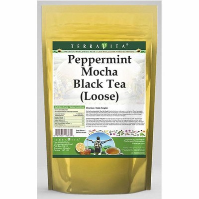 TerraVita Peppermint Mocha Black Tea (Loose) (8 oz, ZIN: 536003, 1-Pack)