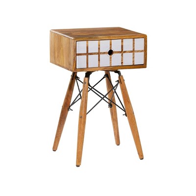 Mango Wood Side Table Brown - Olivia & May