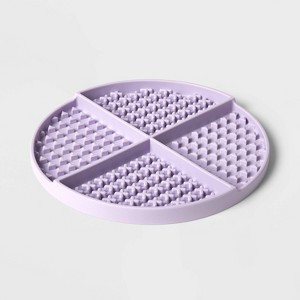 Slow Lick Feed Soother Dog Feeding Mat - Purple - Boots & Barkley™ - 1 of 3