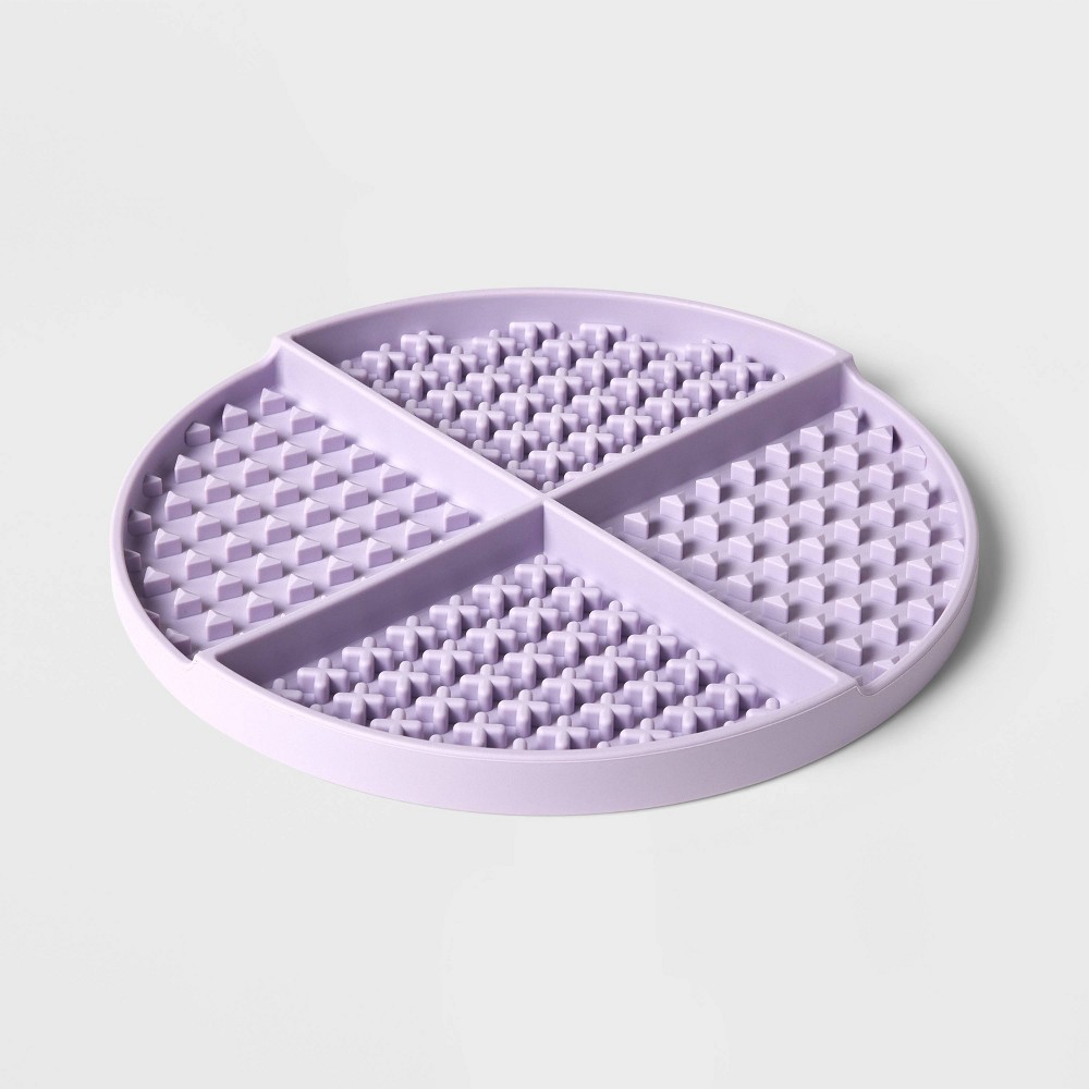 Slow Lick Feed Soother Dog Feeding Mat - Purple - Boots & Barkley