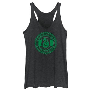 Women's Harry Potter Hogwarts Alumni Slytherin House Racerback Tank Top - 1 of 4