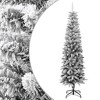 vidaXL Christmas Tree White and Green PVC Slim Decorative Inlays - 7 x 2 ft - 2 of 4