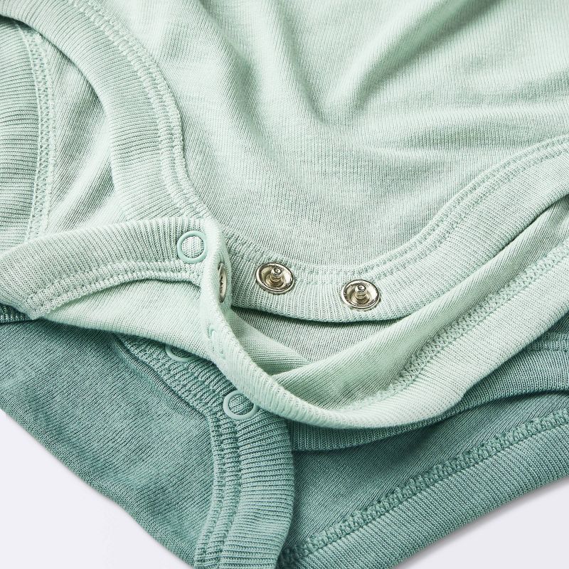 Baby 3pk Modal Blend Bodysuit - Cloud Island™ Mint Green, 4 of 7