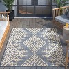 Well Woven Cascade Indoor OutdoorFlat Weave Pile Diamond Medallion Area Rug - 3 of 4