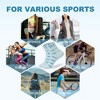 Paaaawaters Spring and summer women's mid-tube blue and white sports versatile striped sports socks, high-end（Twelve pairs） - 2 of 4