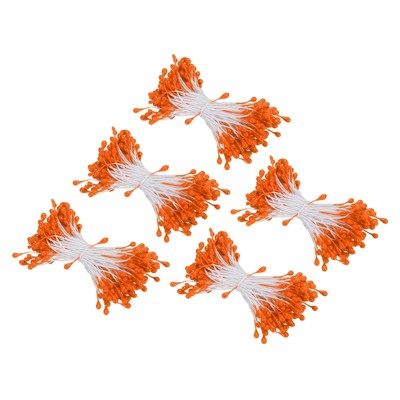 Unique Bargains Handmade Flexible Durable Artificial Flower Stamen 3mm 750 Pcs