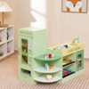 Costway Wooden Supermarket Play Toy Set Kids Grocery Store Playset with Checkout Counter - 4 of 4